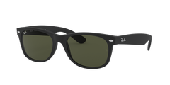 New Wayfarer - Rubber Black - G-15 Green