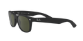New Wayfarer - Rubber Black - G-15 Green