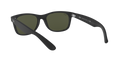 New Wayfarer - Rubber Black - G-15 Green