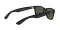 New Wayfarer - Rubber Black - G-15 Green