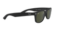 New Wayfarer - Rubber Black - G-15 Green