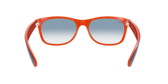 New Wayfarer - Blue On Orange - Clear Gradient Blue