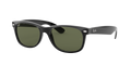 New Wayfarer Classic - Black - Green G-15