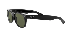New Wayfarer Classic - Black - Green G-15