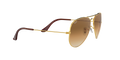 Aviator Large Metal - Arista - Clear Gradient Brown