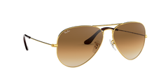 Aviator Large Metal - Arista - Clear Gradient Brown