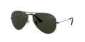 Aviator Large Metal - Gunmetal - G-15 Green