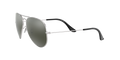 Aviator Large Metal - Silver - Grey Mirror