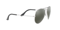 Aviator Large Metal - Silver - Grey Mirror