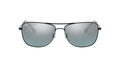 RB3543 - Black - Blue Mirror Silver