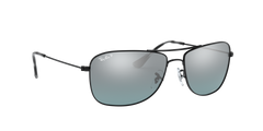 RB3543 - Black - Blue Mirror Silver