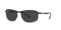 RB3671CH Chromance - Black On Black - Polar Dark Grey