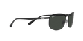 RB3671CH Chromance - Black On Black - Polar Dark Grey