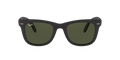 Folding Wayfarer - Matte Black - G-15 Green