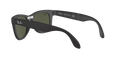 Folding Wayfarer - Matte Black - G-15 Green