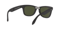 Folding Wayfarer - Matte Black - G-15 Green