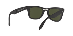 Folding Wayfarer - Matte Black - G-15 Green
