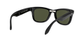 Folding Wayfarer - Black - G-15 Green