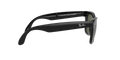 Folding Wayfarer - Black - G-15 Green