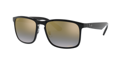 RB4264 - Black - Blue Mirror Gold Gradient