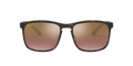 RB4264 - Matte Havana - Purple Mirror Gold Gradient