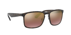 RB4264 - Matte Havana - Purple Mirror Gold Gradient