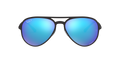 RB4320CH - Matte Black - Green Mirror Blue