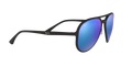 RB4320CH - Matte Black - Green Mirror Blue