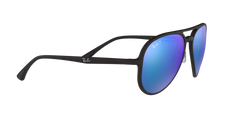 RB4320CH - Matte Black - Green Mirror Blue