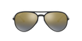 RB4320CH - Black - Blue Mirror Gold Gradient