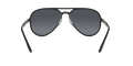 RB4320CH - Black - Blue Mirror Gold Gradient