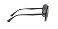 RB4320CH - Black - Blue Mirror Gold Gradient