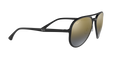 RB4320CH - Black - Blue Mirror Gold Gradient
