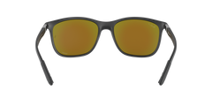 RB4330CH - Matte Black - Green Mirror Blue