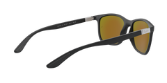 RB4330CH - Matte Black - Green Mirror Blue