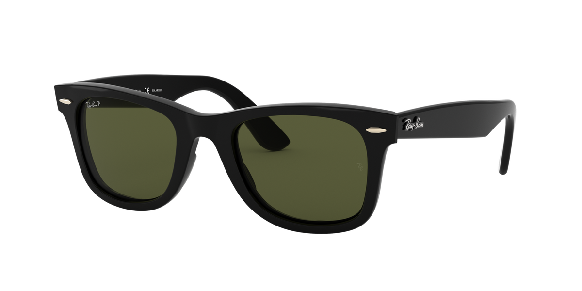 Wayfarer - Black - G-15 Green Crystal Polarized