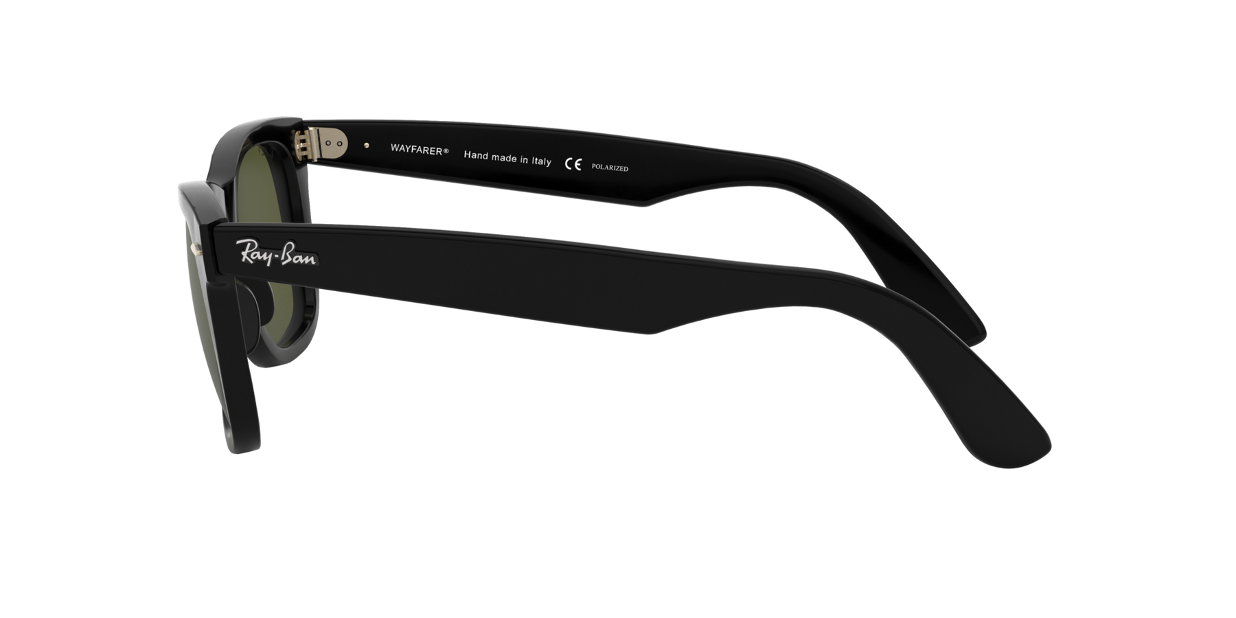 Wayfarer - Black - G-15 Green Crystal Polarized