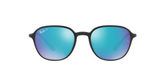 RB4341CH - Sanding Black - Green Mirror Blue Polarized