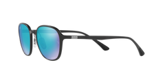 RB4341CH - Sanding Black - Green Mirror Blue Polarized
