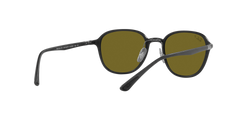 RB4341CH - Sanding Black - Green Mirror Blue Polarized