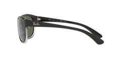 RB4351 - Black On Transparent - Dark Green Polarized