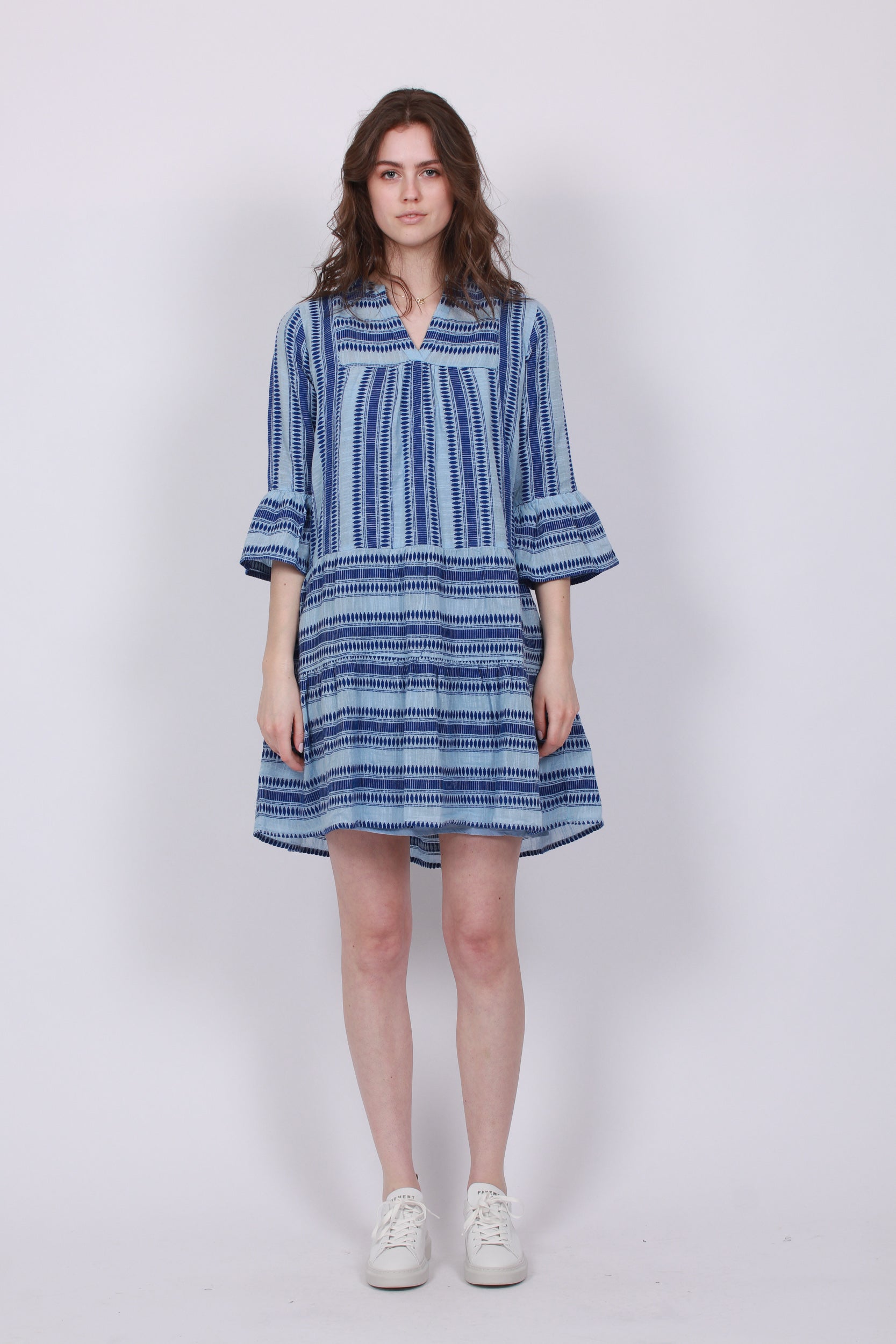 Gunvor Stitch Dress - Light Blue - Neo Noir - Kjoler - VILLOID.no