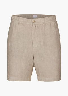 Amalfi Linen Short - Sand Dune