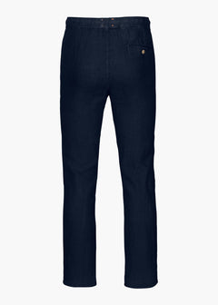 Amalfi Slim Linen Pant - Navy