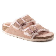 Arizona Shearling Suede Leather Narrow - Light Rose