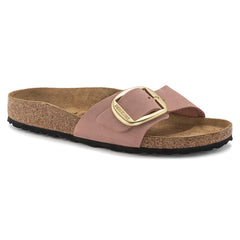 Madrid Big Buckle Nubuck Leather Narrow - Old Rose