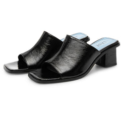 Maddie Leather - Black