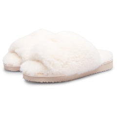 Miriam Fur Slipper - Off White
