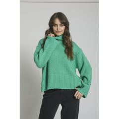 Fuscia Knit Top - Green