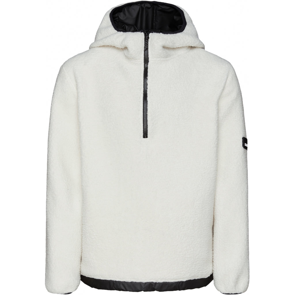 Fleece Pullover Hoodie - Off White